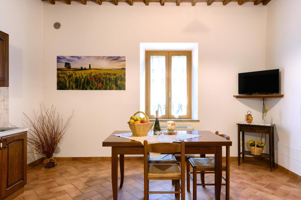 Agriturismo Le Crete - Appartamenti Asciano Exteriér fotografie